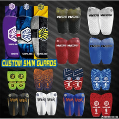Custom Soccer Football Plastic Hockey Sublimation Knee Shin Instep Guard Protector