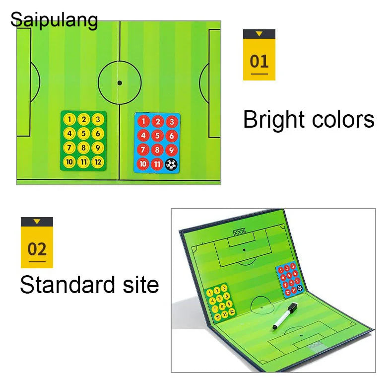 Soccer Magnetic Foldable Coaching Tactic Board