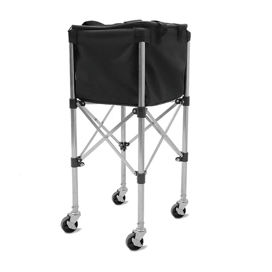 Tennis Hoppers Tennis Ball Hopper Foldable Tennis Ball Cart with Wheels