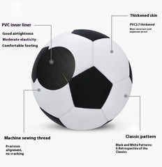 WorldCup Size 5 Soccer Ball with 2.7mm Thick PVC Inner Liner OEM Explosion-proof Machine-sewn Football for Students and Adults