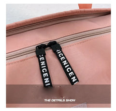 New Design Fashion Black Custom Logo Printed Soccer Bag Large Ladies Leather Duffle Travel Bag