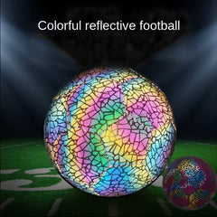 Adult Size 5 Reflective Luminous PVC Footballs Glow Lamps for Training Wholesale Group Children's Size 4 Footballs