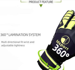 Wholesale Soccer Goalkeeper Gloves Professional Thick Latex Soccer Goalie Gloves With Finger Protection