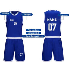 Custom High Quality OEM Blank Basketball Jersey Teams Men's Youth Plain Basketball Wear Vest