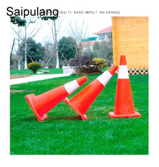 Wholesale Road Bucket Reflective  Block Facilities Safety Warning square Rubber Traffic Cone