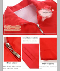 Custom Factory Cheap Football Training Bibs Vest for Volunteers and Workers With Zipper