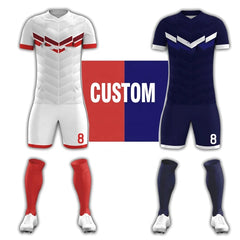 Wholesale Custom Color Combination Soccer Jersey Men Football Uniform Sets Full Sizes