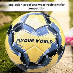 Wholesale Adult Training & Competition Soccer Ball Thickened Wear-Resistant PU Leather Size 5 for Outdoor Cross-Border Use