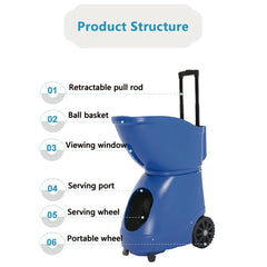 Portable Tennis Machine Tennis Ball Practice Machine Tennis Ball Toss Machine