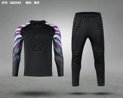 High Quality Blank Football Wear Men Soccer Jersey Customization Logo Long Sleeve Green Soccer Goalkeeper Training Jerseys