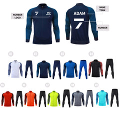 2024 New Style Full Series Football Uniform  Customization Soccer Uniform Set Soccer Wear Tracksuits Custom for Men