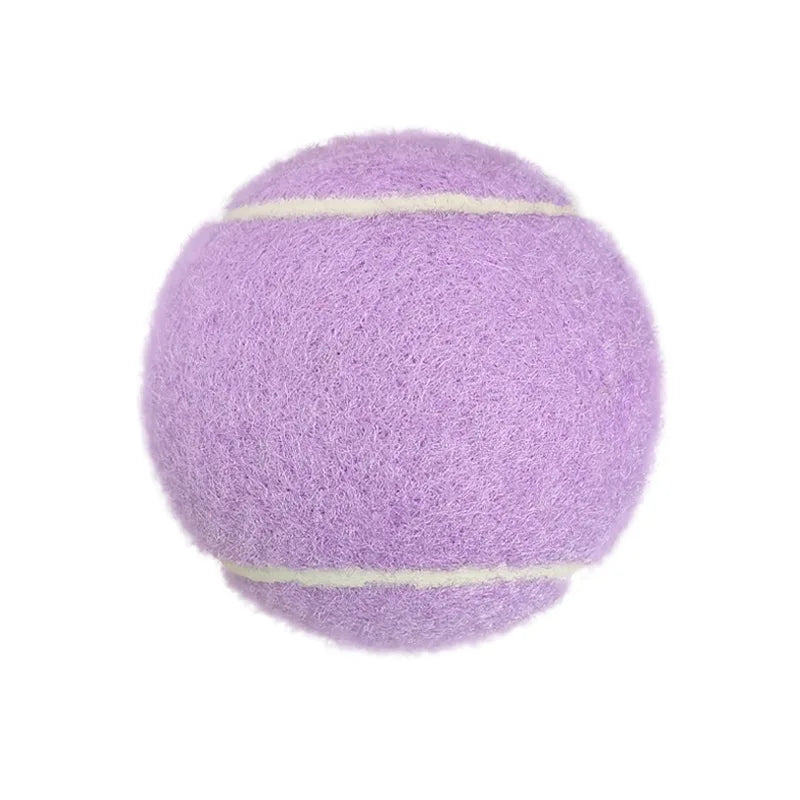 Professional Training Macaron Tennis Balls Colorful High Elasticity PET 1.2m/1.47m Bounce Height Portable Entertainment