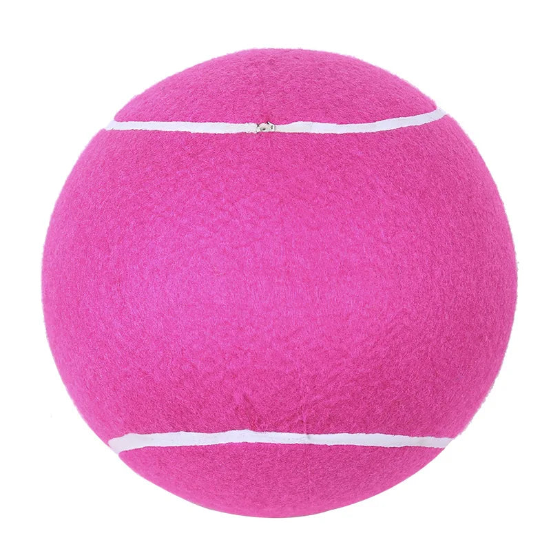 Blue Signature 24cm Large Tennis Ball Durable 9.5" Pet Bite Toy Fabric Rubber Material for Sports Training Tennis Festival