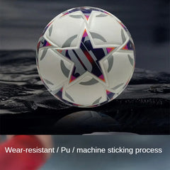 No.4 Youth Football School Teacher Recommended Training Soccer Ball PVC Leather Custom Logo Available Machine Sewn for Students