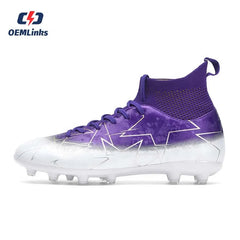 New High Quality American Football Shoes Soccer Boots Soccer Shoes Anti Training Outdoor Football Boots High Ankle Shoes
