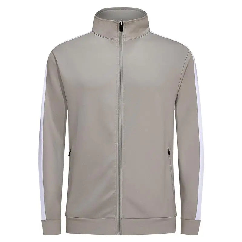 2024 Wholesale Custom logo Unisex Tracksuits Blank Soccer Track Uniforms Suits Casual Half-zip Jacket and Pants Me