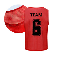Wholesale Soccer Training Vest With logo Printed Mesh Bib Training Pinnies