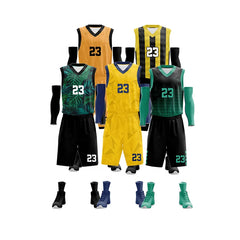Custom High Quality Sublimated Basketball Wear Jersey Uniform Men  Set for Sale