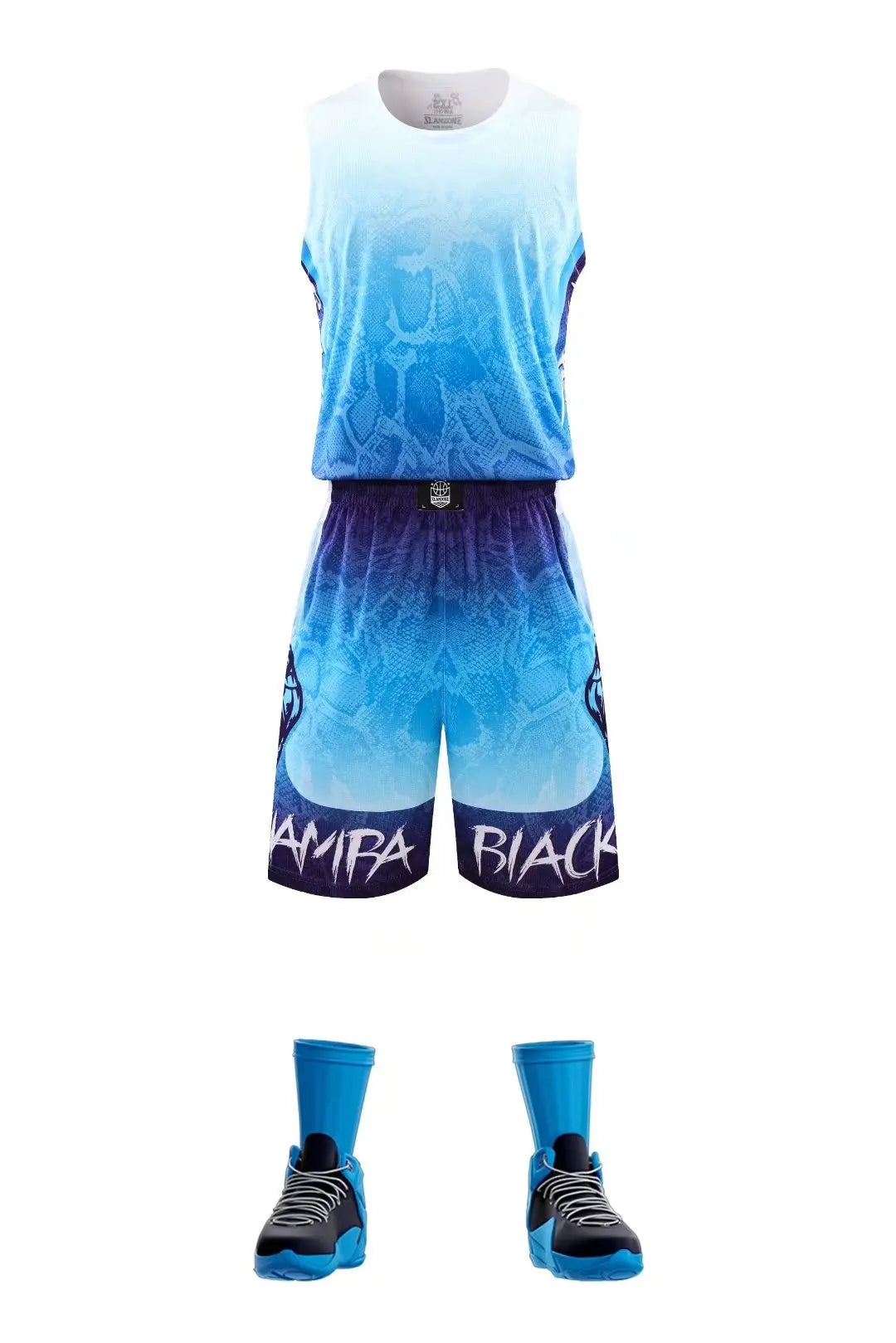 QUICK DRY 100% Polyester Basketball Wear Wholesale T-shirt and Pants