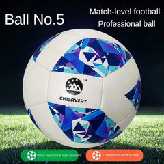 Manufacturer's Supply No.5 PVC Soccer Student Competition Manual Sticker Heat Bonding Football Wear-resistant Customizable