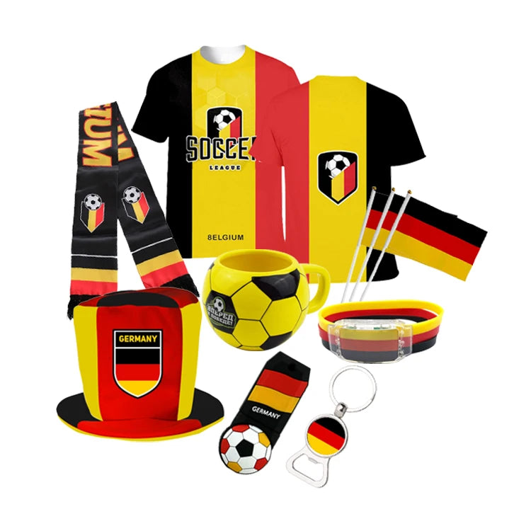 Promotional Items Custom Sports Gift Set World Football Fans Accessories Soccer Event Cheering Products