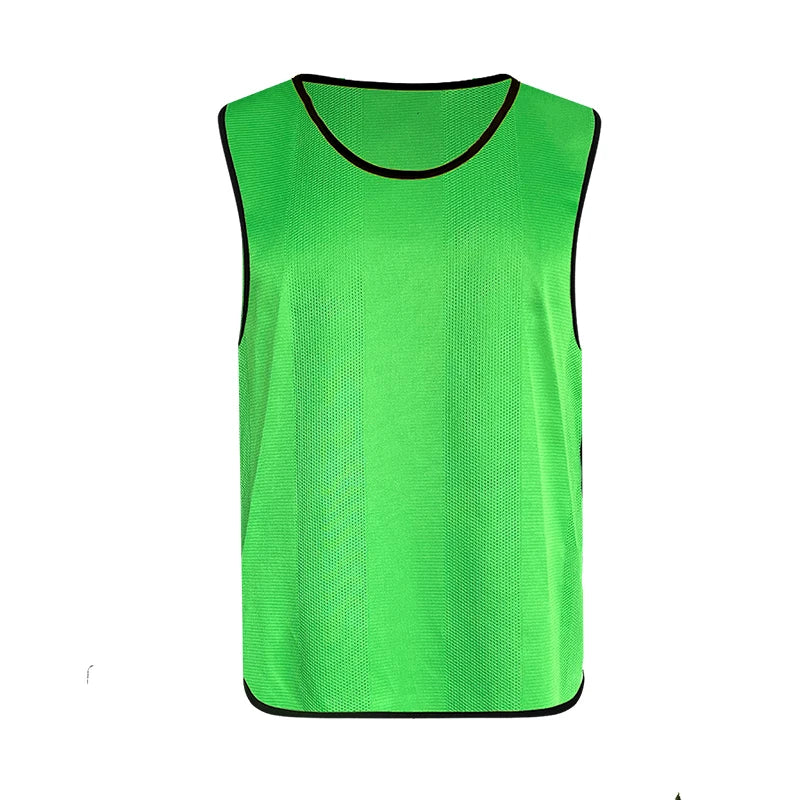 Hot Sale Custom Breathable Soccer Training Vest Football Pinnies Polyester Football Vest Mesh Training Soccer Vest Soccer Bibs