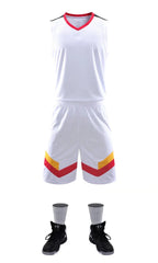 Custom High Quality Dye Sublimated Youth Basketball Wear Jersey Uniform Men White and Black Color Set for Sale