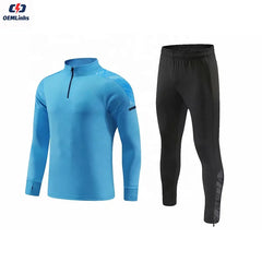 Custom  Workout Sport Tracksuit Autumn Winter Gym Fitness Training Tracksuits Men Two Piece Set Tracksuit Zip Jacket