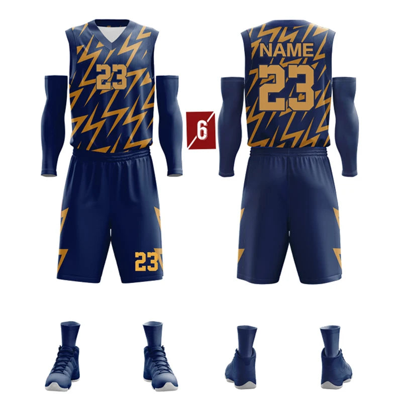 Hot Sale Free Design Quick Dry Printed Labels for Basketball Dress