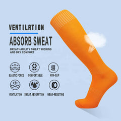 New Design Polyester Custom Non Slip Football Socks Custom logo Soccer Socks