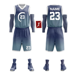 Fully Customization and Sublimation New Model Basketball Jersey