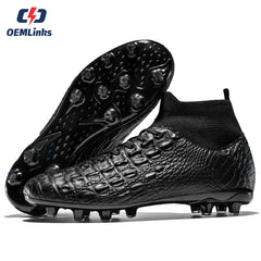 Soccer Boots Soccer Shoes Anti Training Outdoor Football Boots High Ankle Shoes American Football Shoes