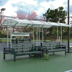 Factory Custom Tennis Court Chair Tennis Court Benches Tennis Bench Canopy