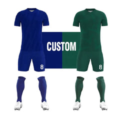 Wholesale Custom Color Combination Soccer Jersey Men Football Uniform Sets Full Sizes