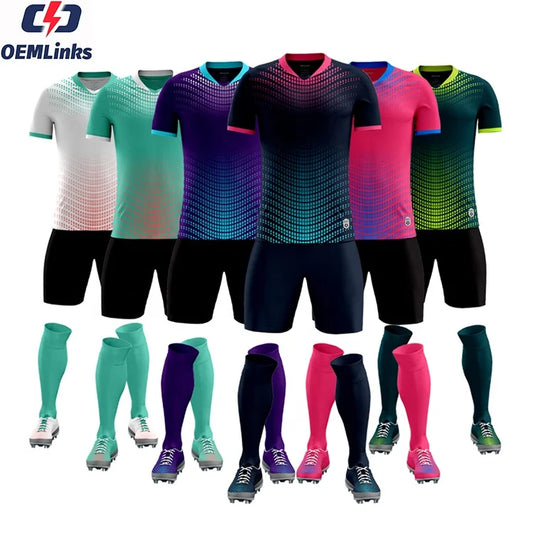 Top Thai Quality Football Shirt Breathable Club Morden Soccer Jerseys