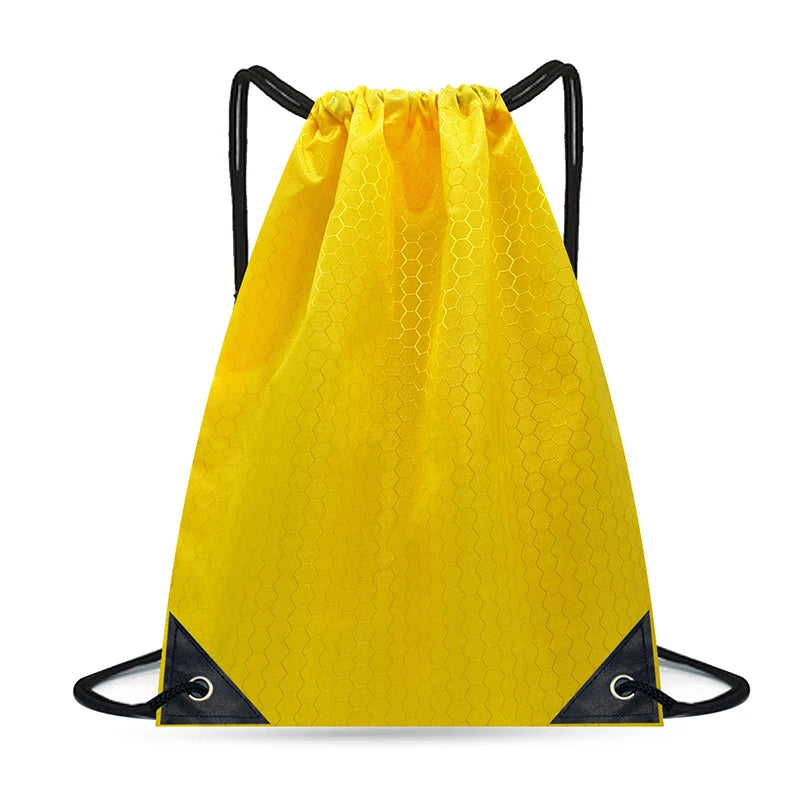 Hot Sale Customized Logo Printed Waterproof Reusable Backpacks Style Polyester Custom Drawstring Bags