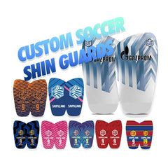 Custom Soccer Football Plastic Hockey Sublimation Knee Shin Instep Guard Protector