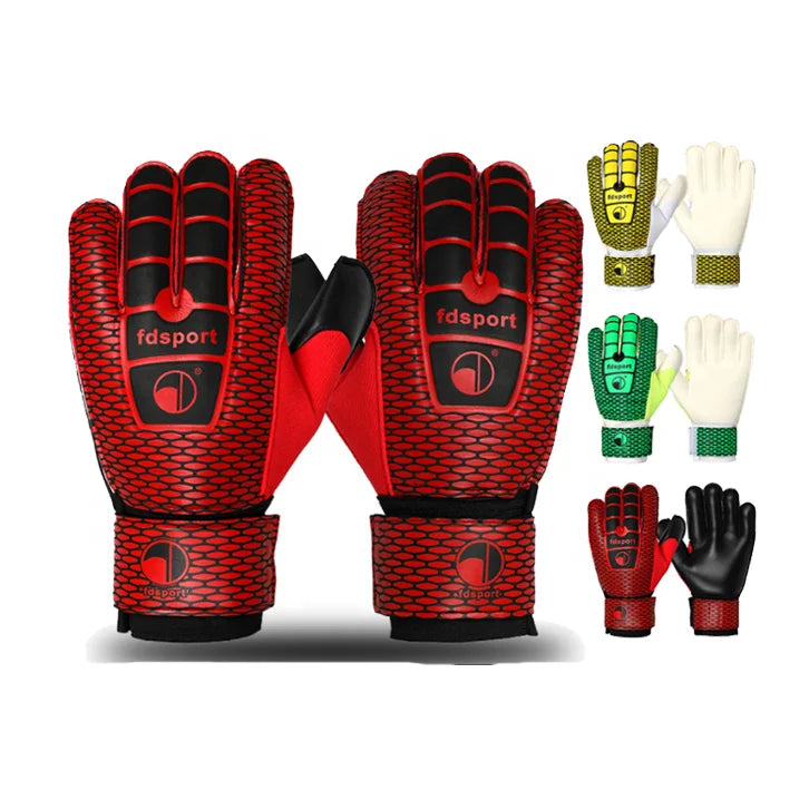 Professional Goalkeeper Gloves Soccer Goalie Gloves With Finger Guards Football Gloves