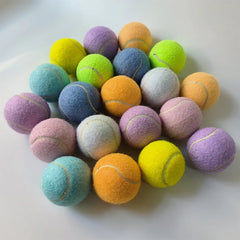Colorful Macaron Tennis Balls Professional Training Light Series 1.2m/1.47m Bounce Height High Elasticity Pet Play Tennis Ball