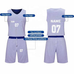 Custom Sublimation Basketball Jersey Quick Dry Men's Sportswear Logo Wholesale Custom Basketball Jersey for Club