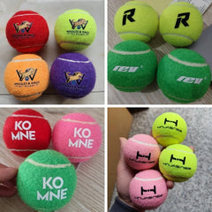 Dual-Color High Elasticity Portable Tennis Balls Professional Training Amateur Match Use Adults Kids 2.5" 1.15m Entertainment