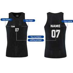 Warehouse Wholesale Custom Print 100% Polyester Sport Fitness Vest Training Bibs