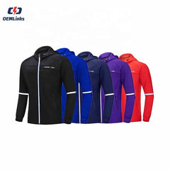 2024 Hot Sale Men's Training Sports Wear Suit Soccer Wear Zip Jacket Football Jersey Sublimation Training