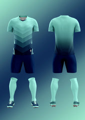 Wholesale Hot Sales Football Set Football Clothes Team Jersey American Football Wear 100% Polyester Men Soccer Sets in Any Color