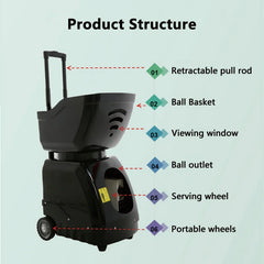 Tennis Training Machine Tennis Ball Dropping Machine Tennis Ball Machine