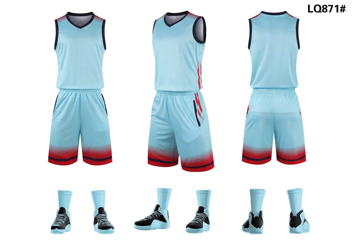 Basketball Clothes Vests Team Fashion Design Custom Couple Grey Basketball Jersey Sublimation Design